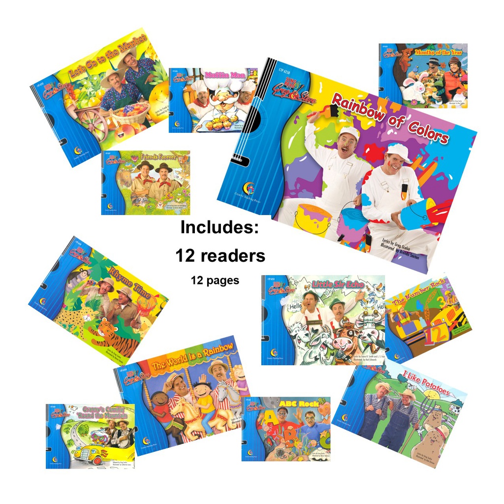 Greg & Steve Singalong Readers Complete Set (Gr: PreK